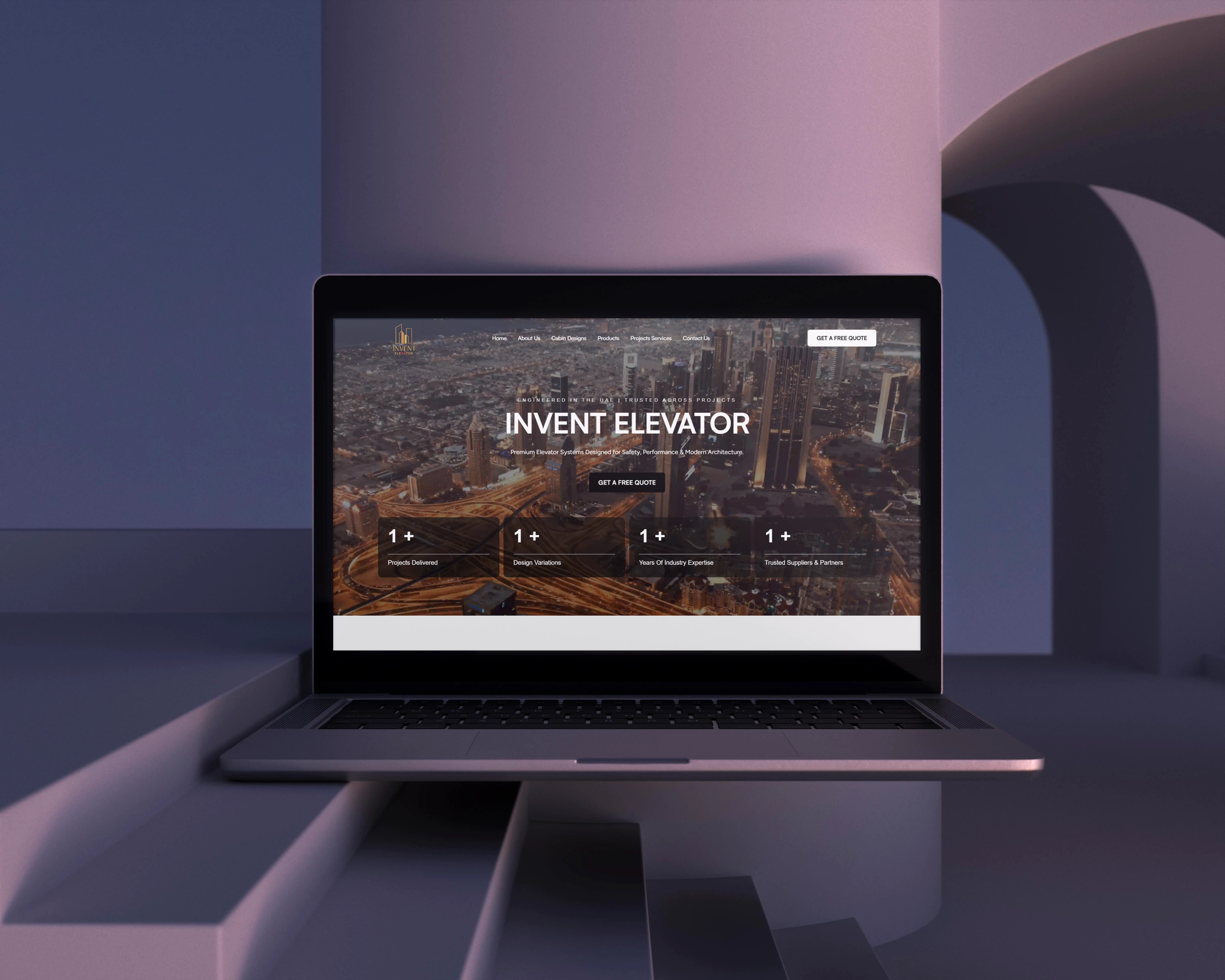 Invent Elevator | Premium Elevator Solutions & Services screenshot preview